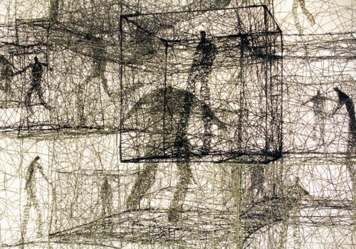 Barbara Licha, Chaos and Order, 164 x 133 x 133 cm