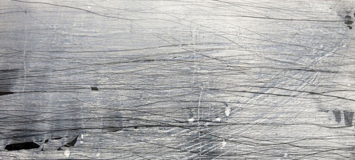Kiera O'Toole, Line as Recall 1, 2013, acrylic and graphite on masonite 91 x 61 cm