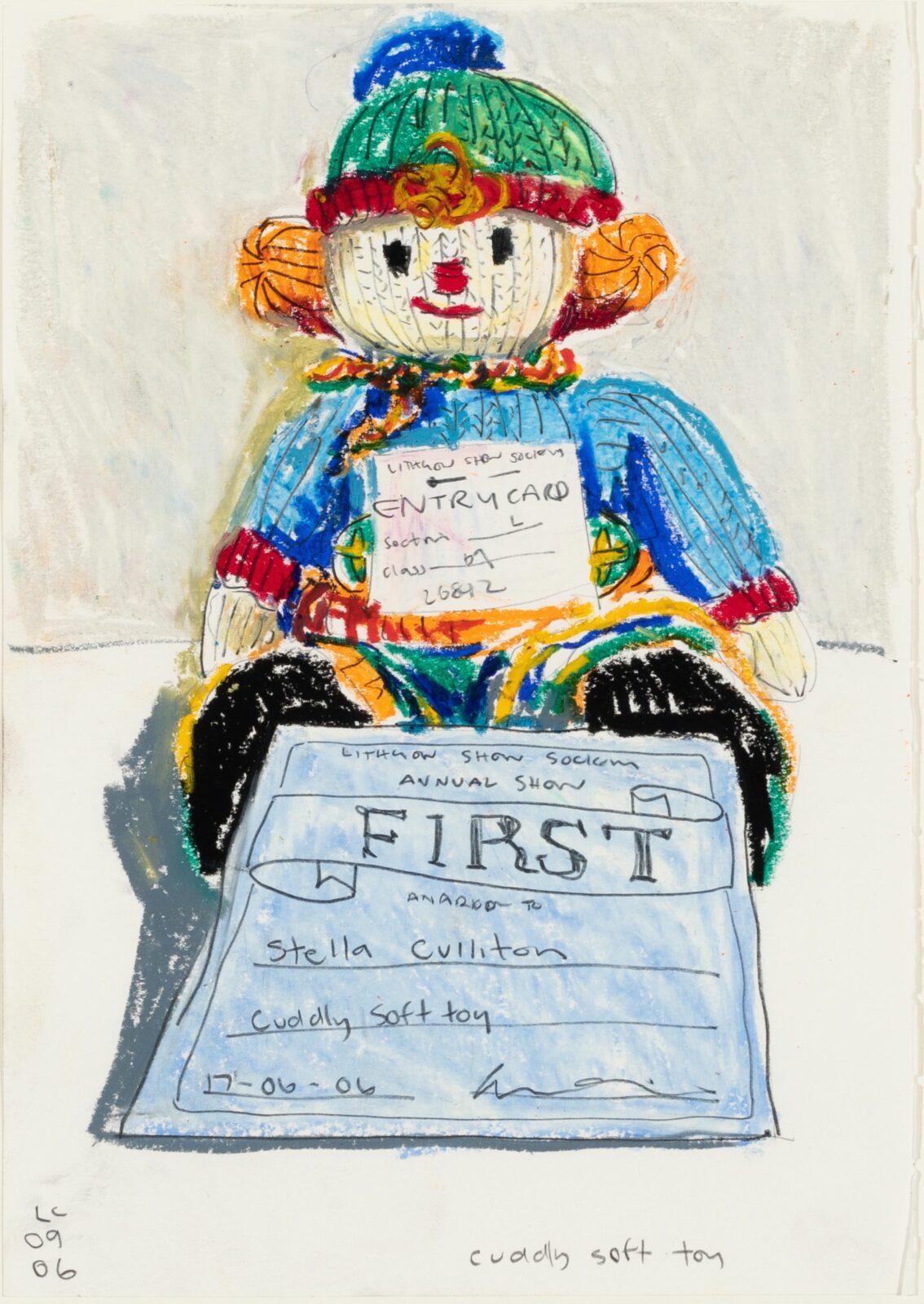 Lucy Culliton, Untitled, 2006, pencil and pastel on paper, 29.5 x 20.5cm MRAG Collection. Purchased in 200